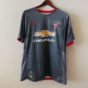 Puma Gray and Red Soccer Jersey